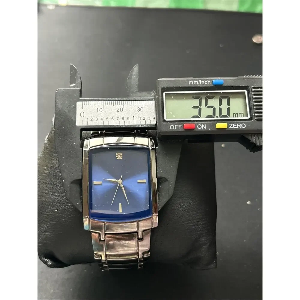 Black Case And Band Blue Dial Men’s Quartz Watch